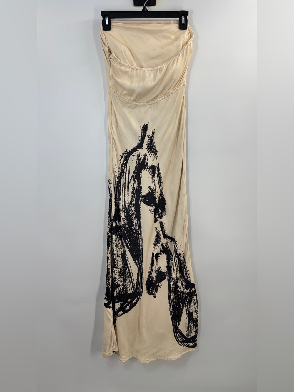 Anthropologie Conditions Apply Chloe Horse Print Maxi Slip Dress - Picture 5 of 5